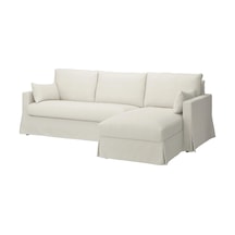 Ikea Beyaz Rahat Kanepe - Uzanma Koltuklu 3'lü Kanepe