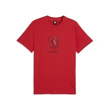 Puma Ferrari Tonal Shield Tee Kırmızı Erkek T-shirt