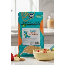 Organik Meyveli Toz Bisküvi 200gr