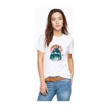 My Neighbor Komşum Totoro Baskılı Beyaz Kadın Tshirt (534308210)
