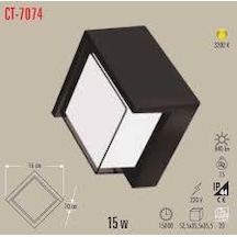 Cata Ct-7074 15w Dominik Led Bahçe Aplik Gün Işığı