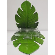 Morzahome Ayaklı Servis Tabak Madlen Çap:24cm Yuk:8 Cm
