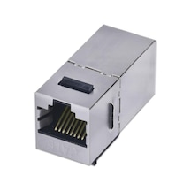 4380 Cat6 Jack Internet Kablo Birleştirici Rj45 Metal Dişi Dişi Ekleme Aparatı Standart