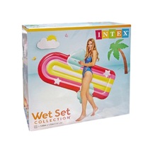 Intex Gökkuşağı Desenli Bulutlu Yatak 175cm -58729 Lisinya Çok Renkli