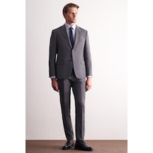 İmza Haki Kırlangıç Yaka Kendinden Desenli Esnek Bel Slim Fit 6 Drop Takım Elbise 1001255168 Haki