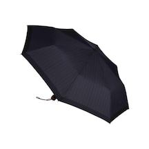 Baginn Unisex Snotline Şemsiye Süper Mini Çizgili Desen 09g Siyah