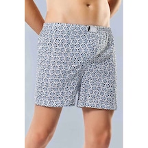 Erkek Penye Empirme Boxer Desenli Büyük Beden - 1277a Beden: 3xl Standart