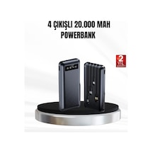 Powerbank 20000 Mah Led Fenerli Ve Çoklu Güvenlik Korumasına Sahip Siyah Powerbank 20000 Mah Led Fenerli Ve Çoklu Güvenlik Korumasına Sahip Siyah