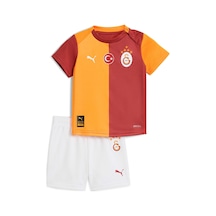 Gsstore Galatasaray Lisanslı 2025/2026 Bebek İç Saha Parçalı Forma Seti Sarı - Kırmızı