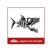 Köpek Balığı Sticker Köpek Balığı Oto Sticker Balık Araba Sticker