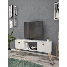 Mbes Mobilya Eda Beyaz 140 Cm Tv Ünitesi