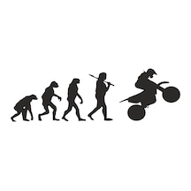Theory-Of-Evolution Motosiklet Motorcu Evrimi Sticker 01370