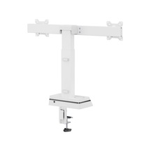 Std8302 Yüz Algılayıcılı Otomatik Ayarlı 17-27 20kg Kablosuz Şarjlı Vesa Çift Monitör Tutucu
