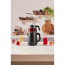 Karaca Tea Glass 2 in 1  Çelik Çay Makinesi ve Kettle