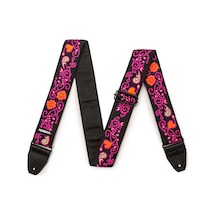 Jim Dunlop Jh22 Jimi Hendrix Blacklight Monterey Pink Gitar Askısı