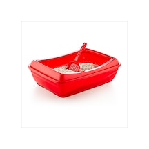 M3 Decorium Dev Büyük Kedi Kum Kabı Havuzu Tuvaleti 49 x 38 x 15 CM