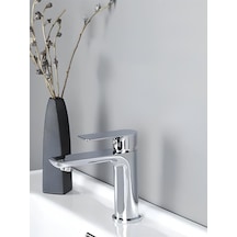Yuen Banyo Lavabo Bataryası Krom Renk Modern Tasarım 5 Yıl Garanti Gold