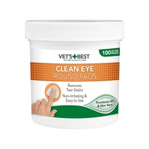 Vet's Best Clean Eye Kedi Ve Köpek Göz Temizleme Parmak Pedi 100 Adet