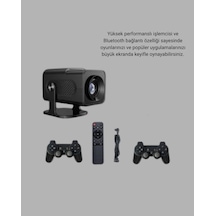 Android - 590 - Projeksiyon Game Box 1280x720p Hd Çözünürlük, Bluetooth,hdmı Ve - Shopgpt - Usb Girişli
