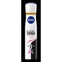 Nivea Black & White Clear Kadın Sprey Deodorant 200 ML