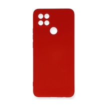 Oppo A15 Kılıf Nano İçi Kadife Silikon - Kırmızı 0.2M-Çok Renkli