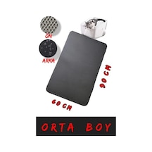 Cateva Elekli Kedi Kumu Paspası Orta Boy Çift Taraflı Su Geçirmez 90 x 60 CM