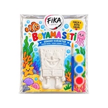 Sünger Karakter Figürü Boyama Seti