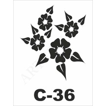 C-36  Artebella Stencil 15x20 Cm
