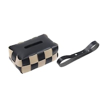 Deri Mendil Kutusu Kapağı Mendil Kutusu Tutucu Pompalı Kağıt Tutucu Ev Ofis Araba İçin