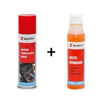 Würth Hızlı Motor Temizleme Spreyi 500 Ml + Würth Cam Suyu 32 Ml