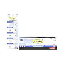 Yuma Ym-9ag4 1.5v Lr-66 10'lu Kart Alkalin Düğme Pil