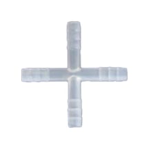 Isolab Hortum Bağlantı Parçası - X Form - 8 Mm Çap