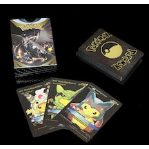 Pokemon Oyun Kartı Metalik Siyah Deste diğer