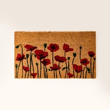 Home Koko Gelincik Kapı Önü Paspası - Bej - 35x60 Cm Çok Renkli