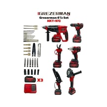 Grezerman 6'lı Şarjlı El Aletleri Seti
