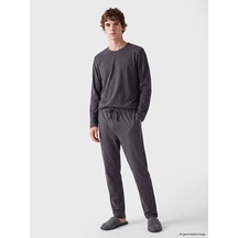 Lc Waikiki Lc Waıkıkı Gri Standart Kalıp Erkek Pijama Altı