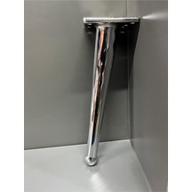 Bone Metal Ayak 20cm Krom Renk Komidin Koltuk Dolap Tv Ünite Ayağı Modern Mobilya Gümüş Kitaplık