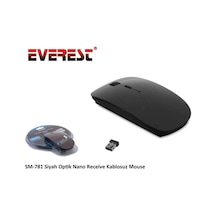 Sm-781 Siyah Optik Nano Receive Kablosuz Mouse