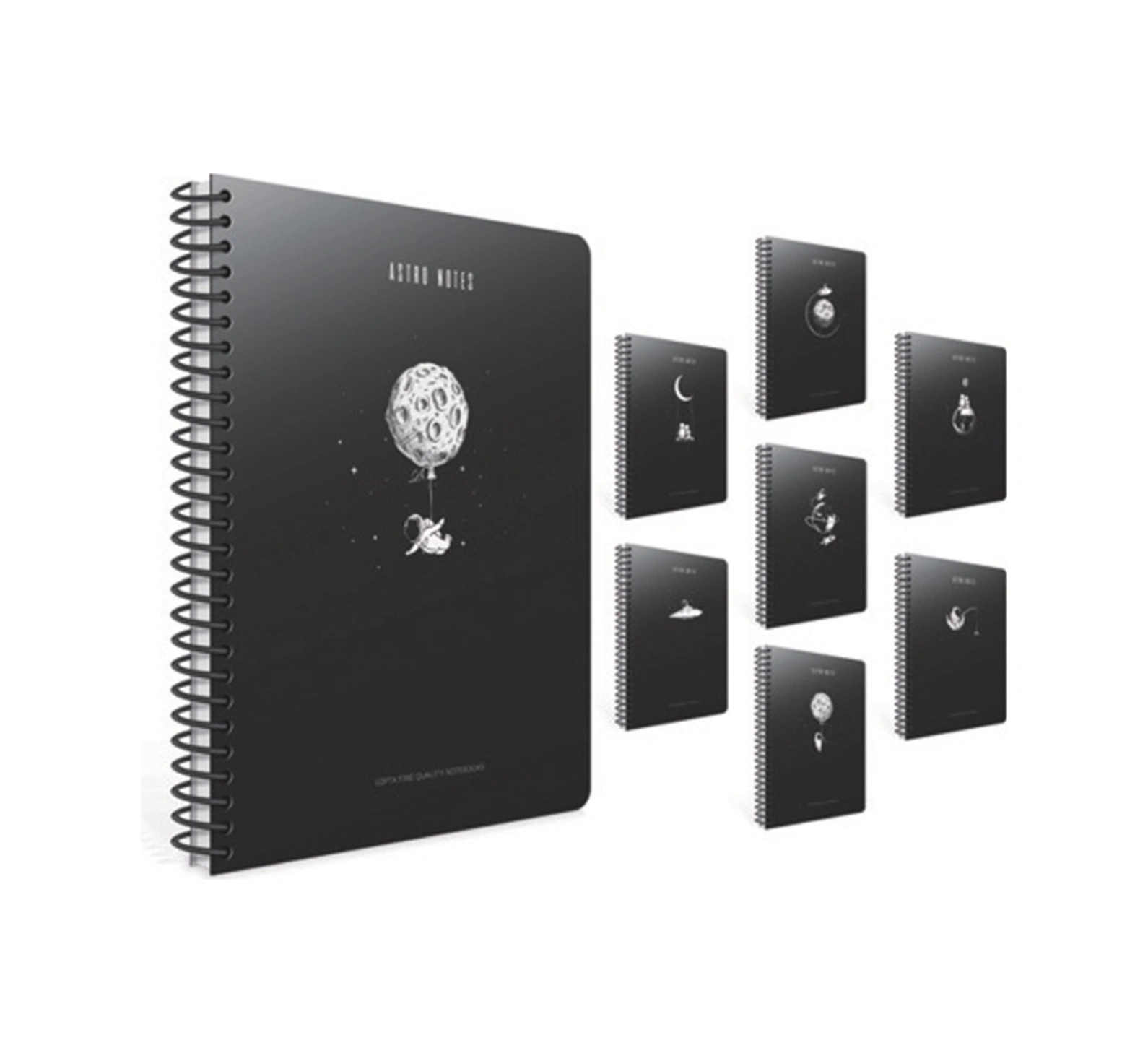 Astro Notes A4 80 Yaprak Kareli Spiralli Karton Kapak Defter 1 Adet