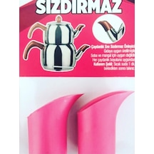 Çaydanlık Sızdırmaya Karşı Aparat - Sızdırmatik 8 Paket Silikon Çok Renkli Diğer
