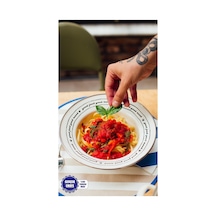 Mood Emaye Çukur Makarna Ve Salata Tabağı Çok Renkli