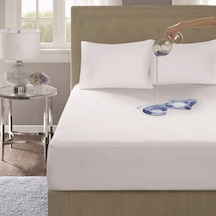 Yeşil Home Fitted Sıvı Geçirmez Mikrofiber Battal Çift Kişilik Al (524213803)