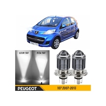 Peugeot 107 2007-2013 Uyumlu Mercekli Far Ampulü Led Xenon Beyaz Renk Far Şimşek Etkili Csp Led Lamba Uzun Kısa 2 Adet Takım Peugeot 107 2007-2013 Uyumlu Mercekli Far Ampulü Led Xenon Beyaz Renk Far Şimşek Etkili Csp Led Lamba Uzun Kısa 2 Adet Takım