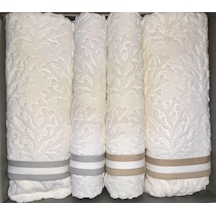 Özdilek Corallo Beyaz-krem Best Set Hamam Takımı Beyaz