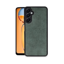 Samsung Galaxy A26 Uyumlu Kılıf Aras Deri Kapak - Koyu Yeşil