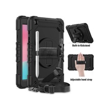 Newface Samsung Galaxy T290 Tab A 8 Kılıf Pars Tablet Kapak - Siyah