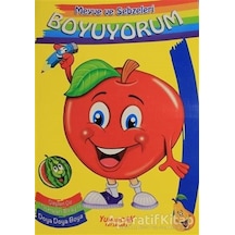 Meyve Ve Sebzeleri Boyuyorum - Kolektif - Yumurcak Yayınları