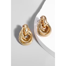 Chavin Gold Bijuteri Retro Tarz Bayan Küpe Ev22sr Gold