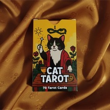 Cat Tarot Kartları 78 Adet Kedi Temalı Klasik Tarot Kartları