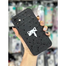 Iphone 11 İle Uyumlu Baskılı 12 Görünümlü Köşeli Içi Kadife Lansman Kılıf